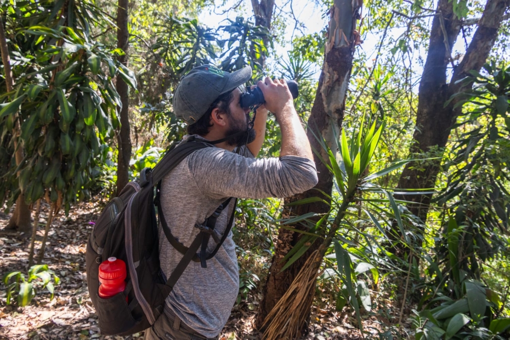 Vecinos fotografiando flora y fauna