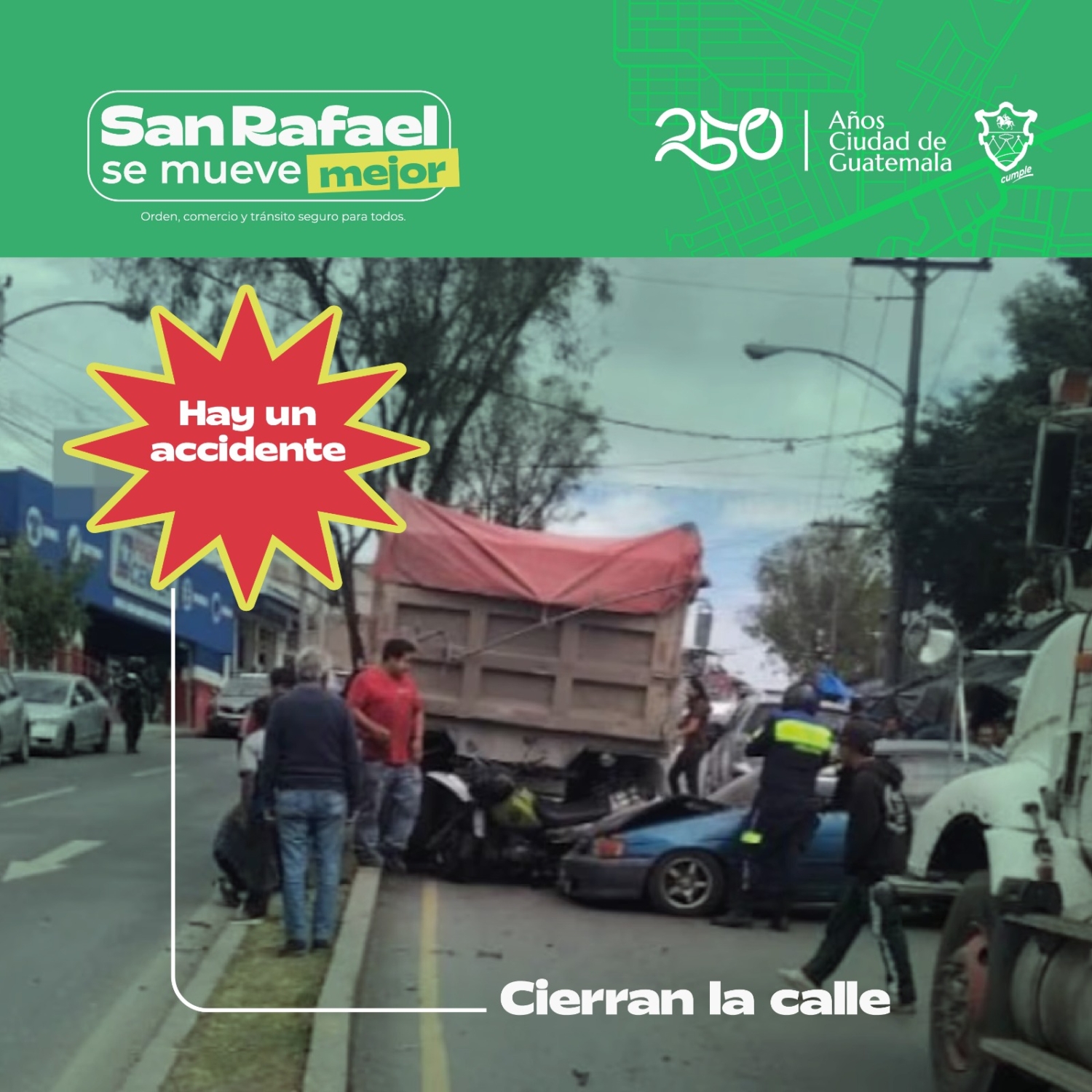 Zona 18 refuerza la seguridad vial en el Bulevar San Rafael con nuevas ...